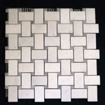 Mosaic Marble Tile St. Louis - Polished Marble Mosaic Tile Statuary White Polished Bardiglio Dot